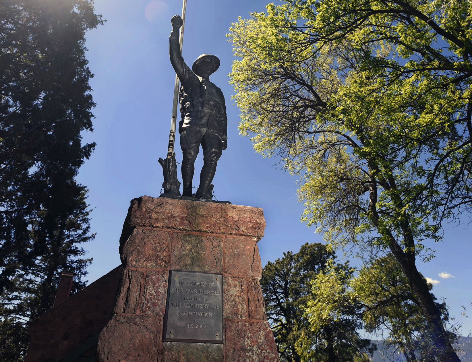 Colorado Springs and WWI memorialized by words and deeds of Battery C
